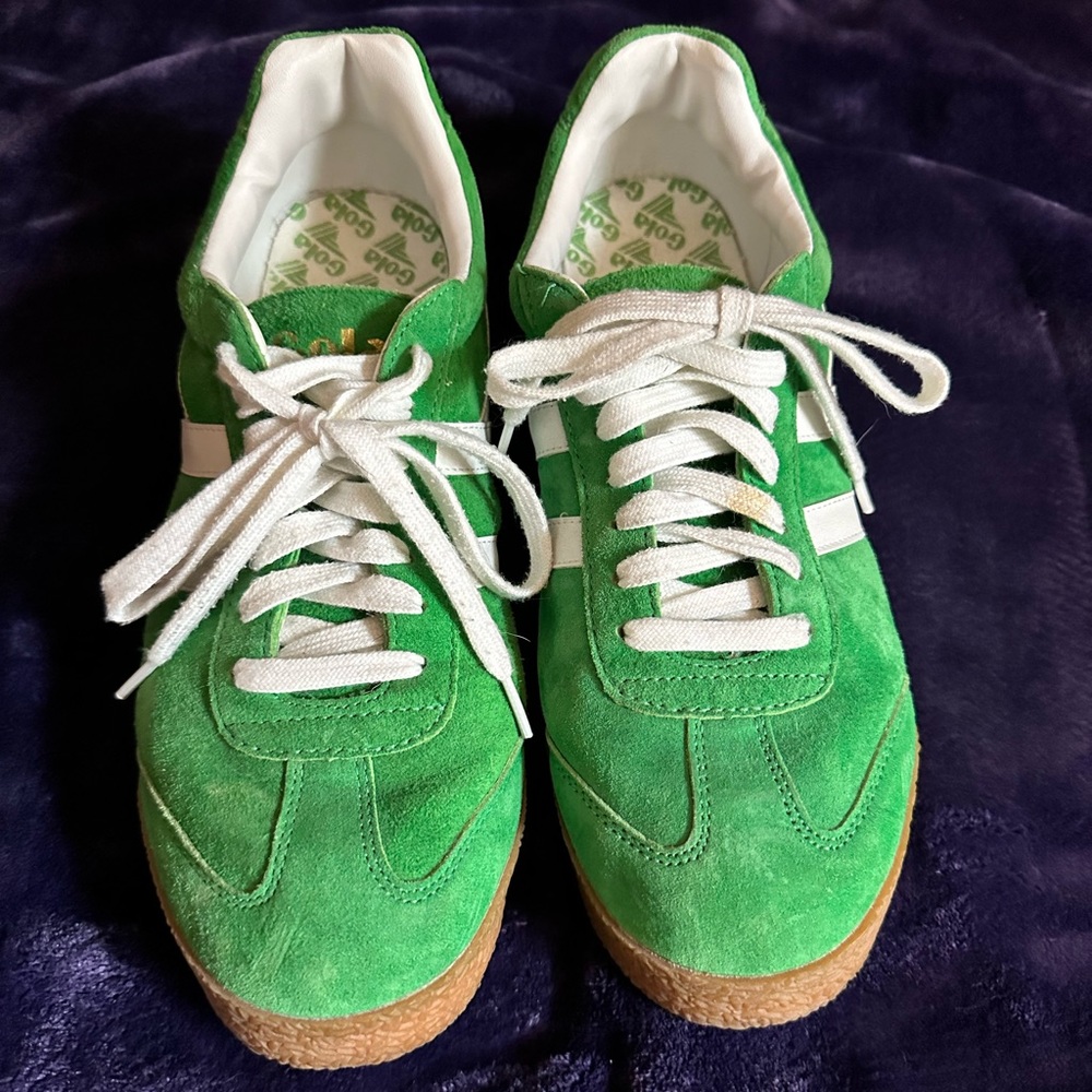 Gola green and white sneakers. Size 10 Men’s